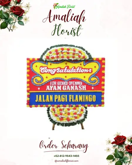 Sewa Papan Bunga Purwasana